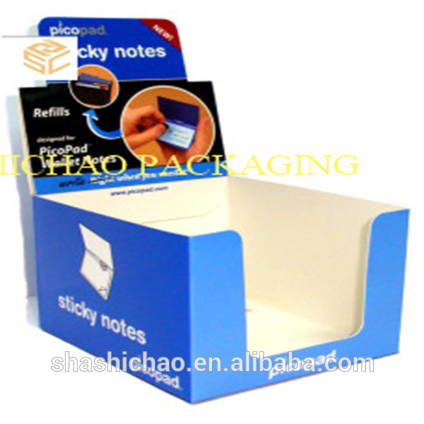 promotion supermarket and chain store cardboard counter top display boxes for panties