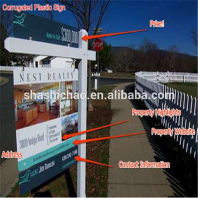 hot sell products:outdoor anti-aging,UV parking sign board,PP outdoor advertising hollow billboard/signboard